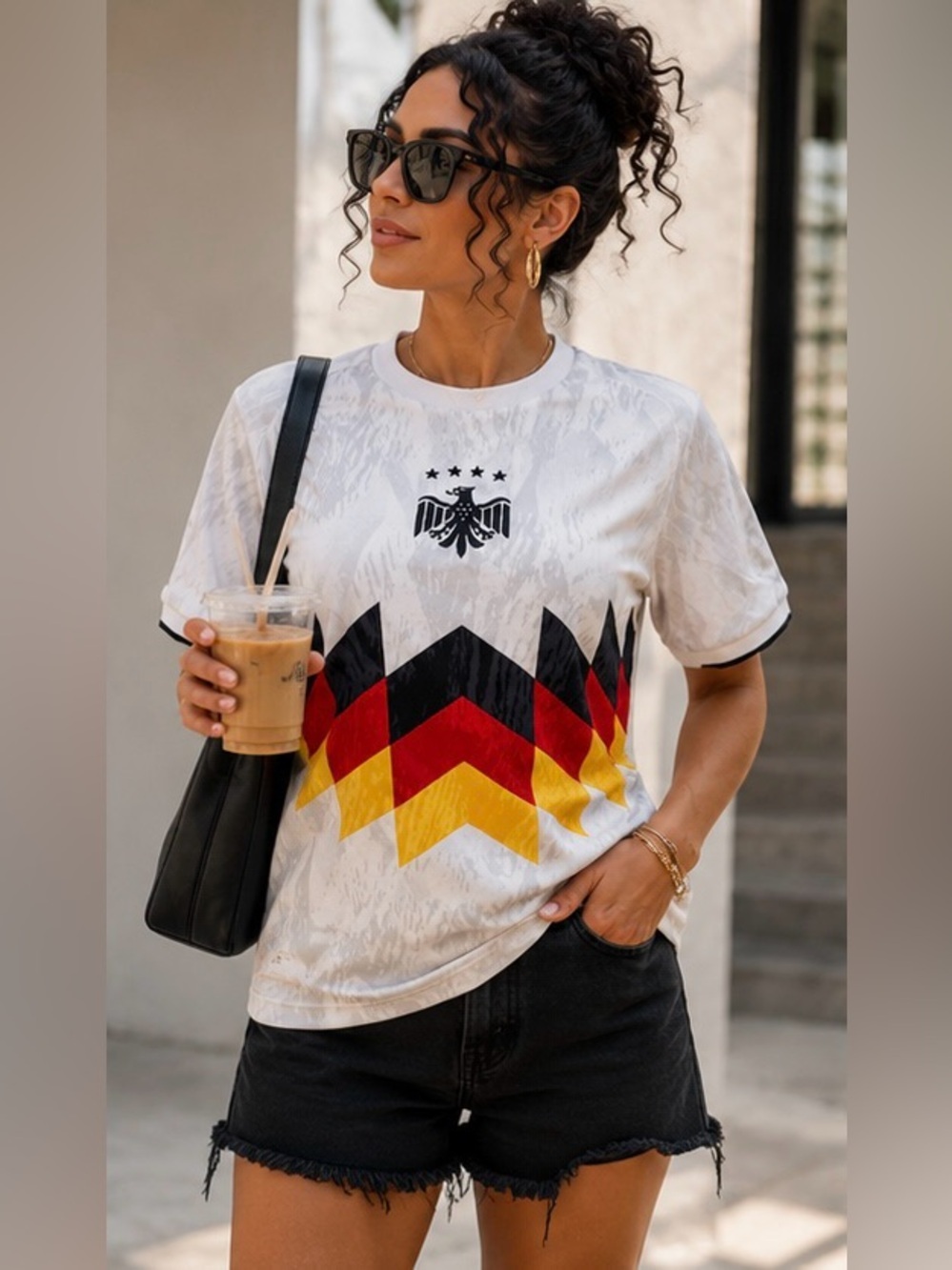 2026 Germany Inspired Soccer Jersey Performance Tee Size S Like New